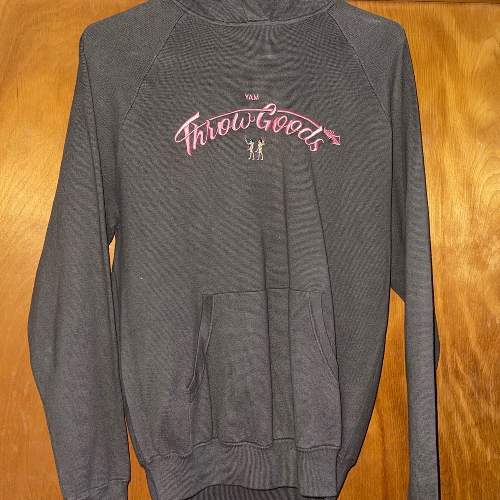 YAM ThrowGoods cotton cashmere hoodie Small